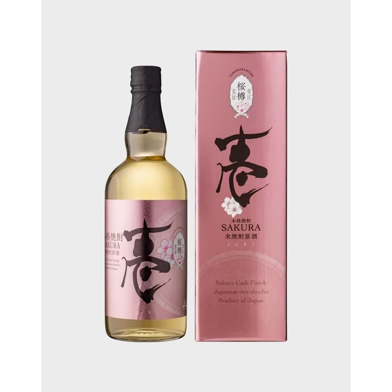 Takamasamune Ichi Sakura Cask Finish Rice Shochu | 700ML