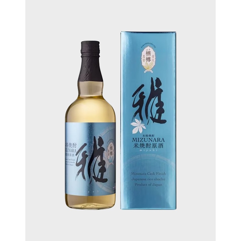 Takamasamune Miyabi Mizunara Cask Finish Rice Shochu | 700ML