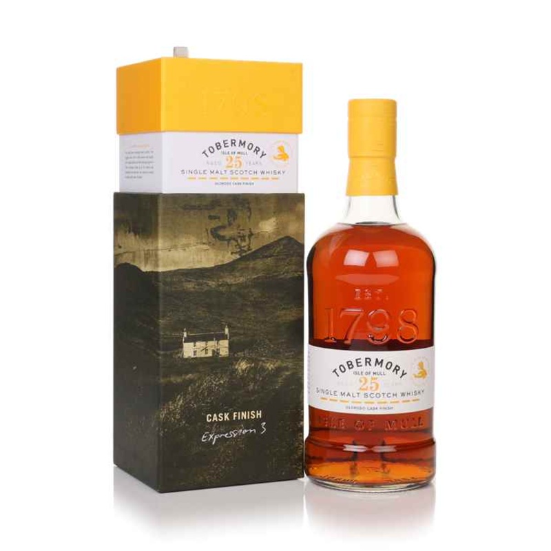 Tobermory 25 Year Old Oloroso Sherry Cask Finish Scotch Whisky | 700ML