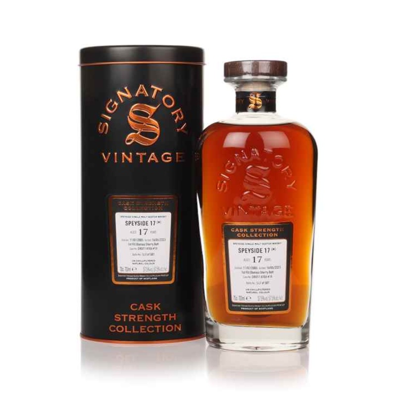 Secret Speyside 17 Year Old 2005 (cask DRU 17/A106 #18) - Cask Strength Collection (Signatory) Scotch Whisky | 700ML